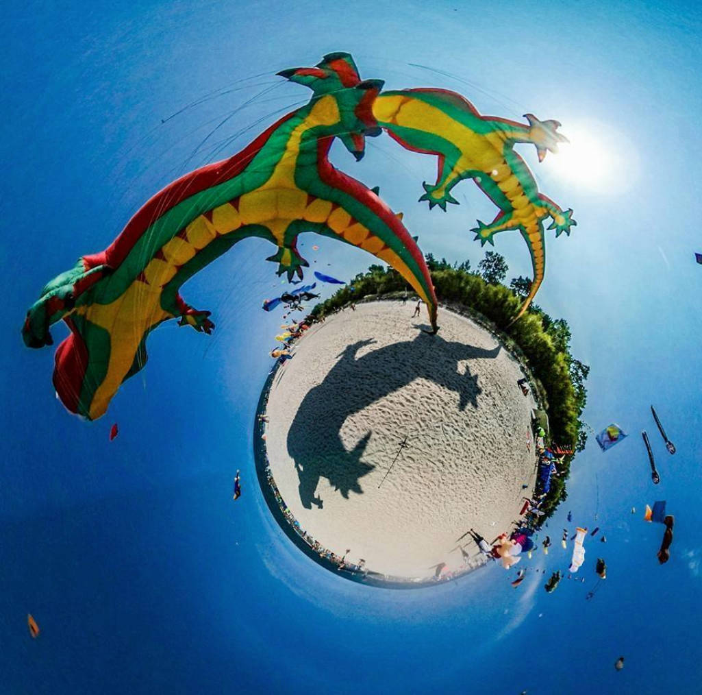 Guests of Portsmouth Kite Festival